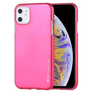 GOOSPERY i-JELLY TPU Shockproof and Scratch Case for iPhone 11(Rose Red)