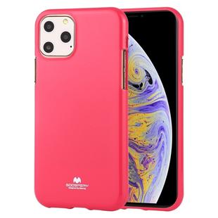 GOOSPERY JELLY TPU Shockproof and Scratch Case for iPhone 11 Pro Max(Rose Red)