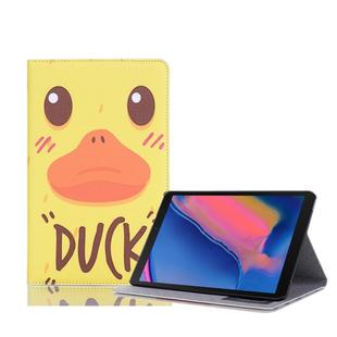 Horizontal Flip Leather Case with Card Slots & Holder & Wallet & Photo Frame for Galaxy Tab A 8.0 (2019)(Yellow Duck)
