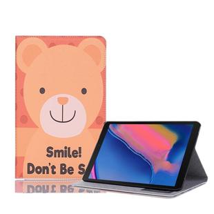 Horizontal Flip Leather Case with Card Slots & Holder & Wallet & Photo Frame for Galaxy Tab A 8.0 (2019)(Little Bear)