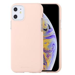 GOOSPERY SOFE FEELING TPU Shockproof and Scratch Case for iPhone 11(Apricot)