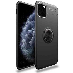 For iPhone 11 Pro lenuo Shockproof TPU Case with Invisible Holder (Black)