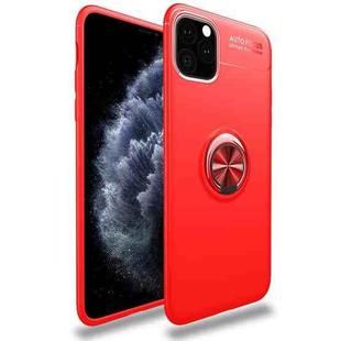 For iPhone 11 Pro lenuo Shockproof TPU Case with Invisible Holder (Red)