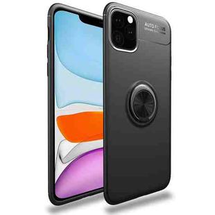 For iPhone 11 lenuo Shockproof TPU Case with Invisible Holder (Black)