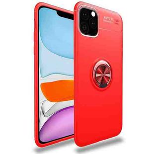 For iPhone 11 lenuo Shockproof TPU Case with Invisible Holder (Red)