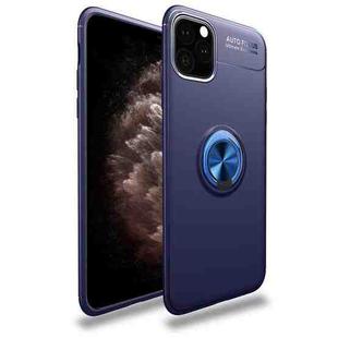 For iPhone 11 Pro Max lenuo Shockproof TPU Case with Invisible Holder (Blue)