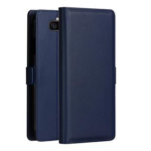DZGOGO MILO Series PC + PU Horizontal Flip Leather Case with Holder & Card Slot & Wallet For Sony Xperia 20(Blue)