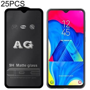 25 PCS AG Matte Frosted Full Cover Tempered Glass For Galaxy A30 & A50