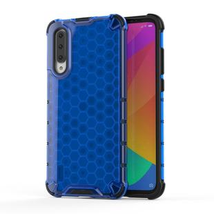 Shockproof Honeycomb PC + TPU Case for Xiaomi CC9 / A3 Lite(Blue)