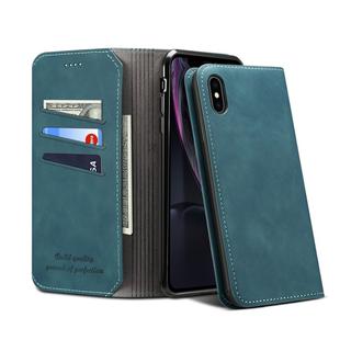 PU + TPU Horizontal Flip Leather Case with Holder & Card Slots & Wallet for iPhone X / XS(Green)