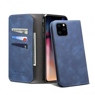 For iPhone 11 Pro PU + TPU Horizontal Flip Leather Case with Holder & Card Slots & Wallet (Blue)