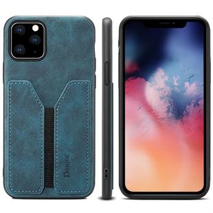 PU + TPU Protective Case with Card Slots for iPhone 11 Pro Max(Blue)