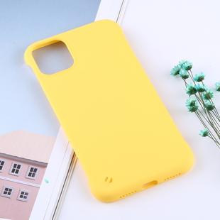 Anti-skidding PC Protective Case for iPhone 11(Yellow)