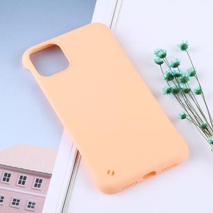 Anti-skidding PC Protective Case for iPhone 11 Pro Max(Apricot)