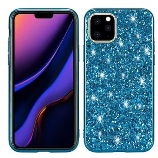 Glitter Powder Shockproof TPU Protective Case for iPhone 11 Pro(Blue)
