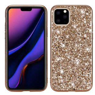 Glitter Powder Shockproof TPU Protective Case for iPhone 11 Pro(Gold)