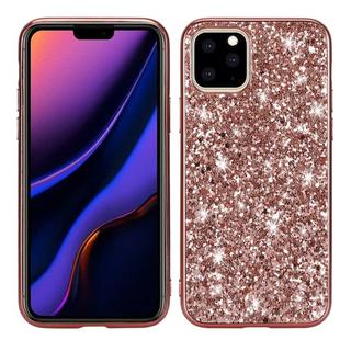 Glitter Powder Shockproof TPU Protective Case for iPhone 11(Rose Gold)