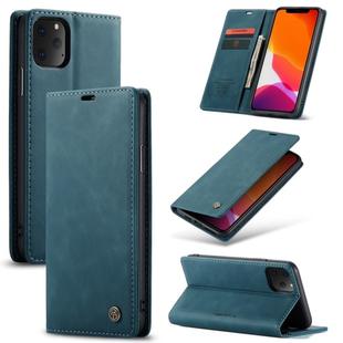 CaseMe-013 Multifunctional Horizontal Flip Leather Case with Card Slot & Holder & Wallet for iPhone 11 Pro(Blue)