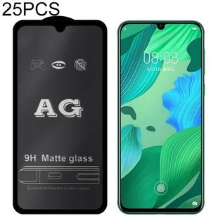 25 PCS AG Matte Frosted Full Cover Tempered Glass For Huawei Nova 5