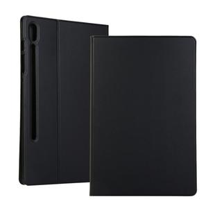 Voltage Elastic Texture Horizontal Flip Leather Case for Galaxy Tab S6 T860, with Holder(Black)