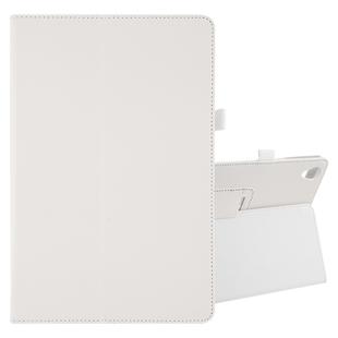 Litchi Texture Horizontal Flip Leather Case with Holder for Huawei MediaPad M6 10.8(White)