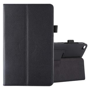 Litchi Texture Horizontal Flip Leather Case with Holder for Galaxy Tab A8.0 T290(Black)