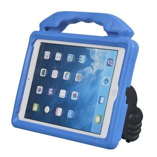 Shockproof EVA Thumb Bumper Case with Handle & Holder for iPad 9.7(Blue)