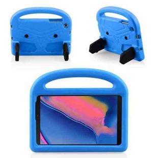 Shockproof EVA Bumper Case with Handle & Holder for Galaxy Tab A 8 (2019) P200 / P205(Blue)