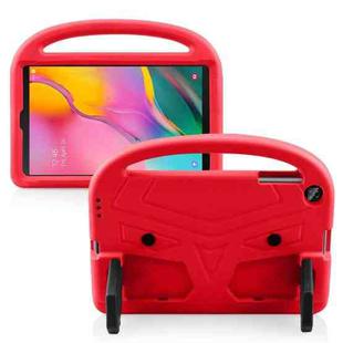 Shockproof EVA Bumper Case with Handle & Holder for Galaxy Tab A 10.1 T510 / T515(Red)