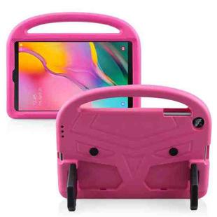 Shockproof EVA Bumper Case with Handle & Holder for Galaxy Tab A 10.1 T510 / T515(Rose Red)