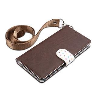 For iPhone 11 Pro Wave Point Horizontal Flip Leather Case with Card Slots & Holder & Wallet & Lanyard (Brown)