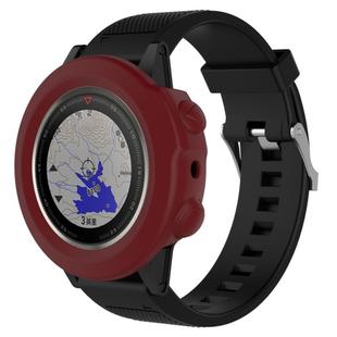 Smart Watch Silicone Protective Case, Host not Included for Garmin Fenix 5X(Dark Red)