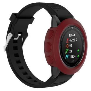 Smart Watch Silicone Protective Case, Host not Included for Garmin Fenix 5(Dark Red)