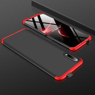 GKK Three Stage Splicing Full Coverage PC Case For Huawei Honor 9X(Black Red)