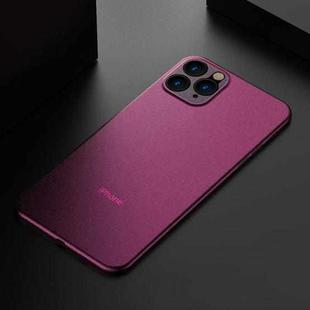 For iPhone 11 Pro Max Ultra-thin Frosted PP Case(Rose Red)