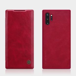 NILLKIN QIN Series Crazy Horse Texture Horizontal Flip Leather Case with Card Slot(Red)