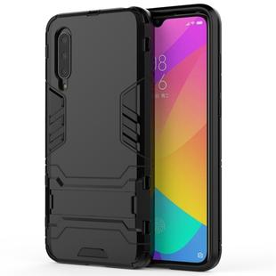 For Xiaomi Mi CC9 Shockproof PC + TPU Protective Case with Invisible Holder(Black)