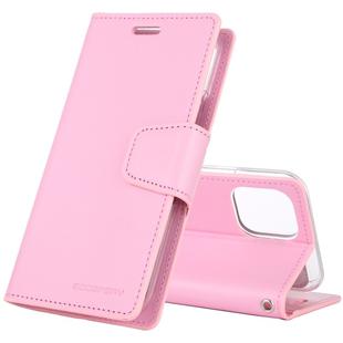 For iPhone 11 Pro MERCURY GOOSPERY SONATA DIARY Horizontal Flip Leather Case with Holder & Card Slots & Wallet(Pink)