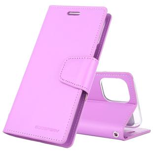 For iPhone 11 Pro MERCURY GOOSPERY SONATA DIARY Horizontal Flip Leather Case with Holder & Card Slots & Wallet(Purple)