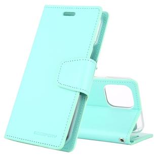 For iPhone 11 Pro MERCURY GOOSPERY SONATA DIARY Horizontal Flip Leather Case with Holder & Card Slots & Wallet(Mint Green)