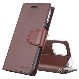 For iPhone 11 Pro Max 2019 MERCURY GOOSPERY SONATA DIARY Horizontal Flip Leather Case with Holder & Card Slots & Wallet(Brown)