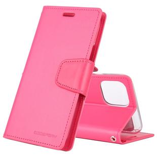 For iPhone 11 Pro Max 2019 MERCURY GOOSPERY SONATA DIARY Horizontal Flip Leather Case with Holder & Card Slots & Wallet(Rose Red)