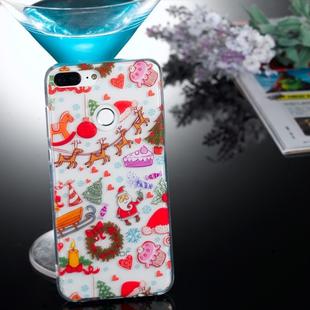 For Huawei Honor 9 Lite Coloured Drawing Pattern IMD Workmanship Soft TPU Protective Case(Christmas Playground)