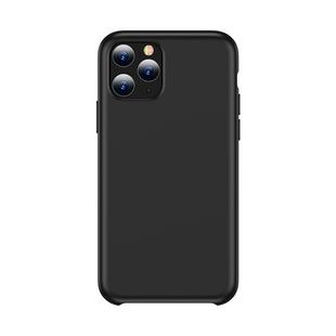 For iPhone 11 Pro Max TOTUDESIGN Liquid Silicone Dropproof Coverage Case(Black)