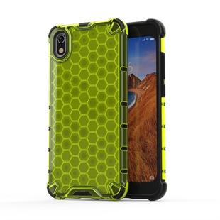 For Xiaomi Redmi 7A Honeycomb Shockproof PC + TPU Protective Case(Green)