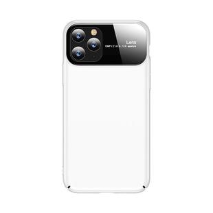 For iPhone 11 Pro Max TOTUDESIGN Magic Mirror Series Shockproof PC + Glass Protective Case(White)