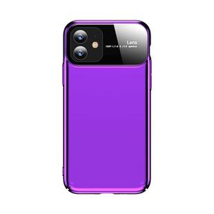 For iPhone 11 TOTUDESIGN Magic Mirror Series Shockproof PC + Glass Protective Case(Purple)