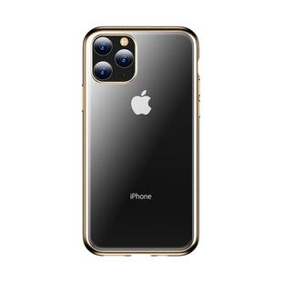 For iPhone 11 Pro TOTUDESIGN Concise Series Shockproof Electroplating TPU Protective Case(Gold)