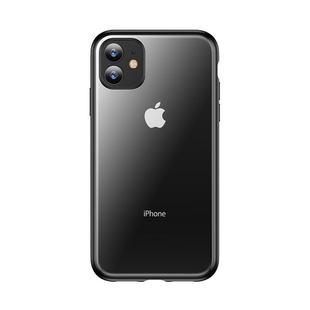 For iPhone 11 TOTUDESIGN Concise Series Shockproof Electroplating TPU Protective Case(Black)