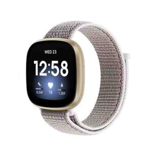 For Fitbit Versa 3 Nylon Loop Watch Band(Seashell Color)